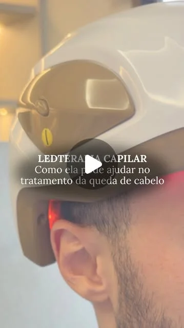 Ledterapia capilar para queda de cabelo